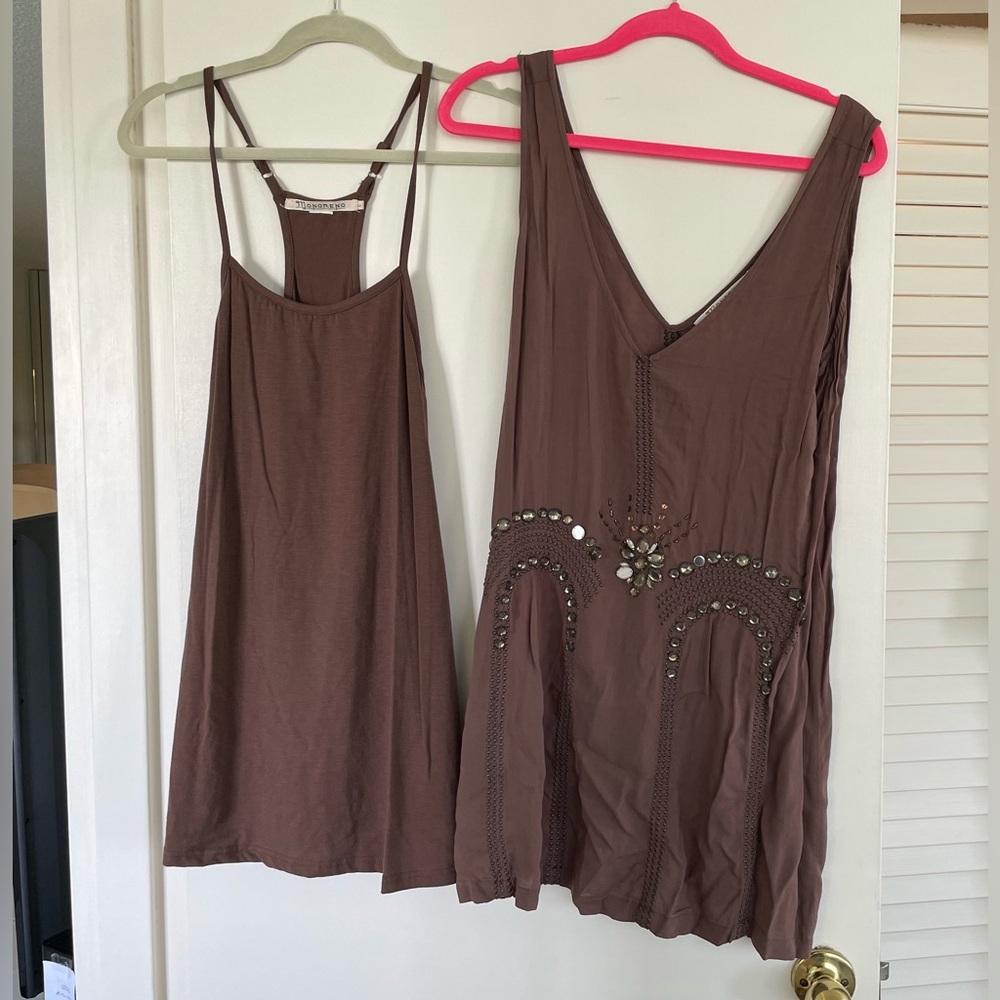 Top tank or mini dress double. Size L